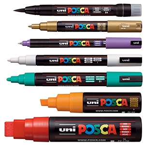 Markere cu vopsea Posca